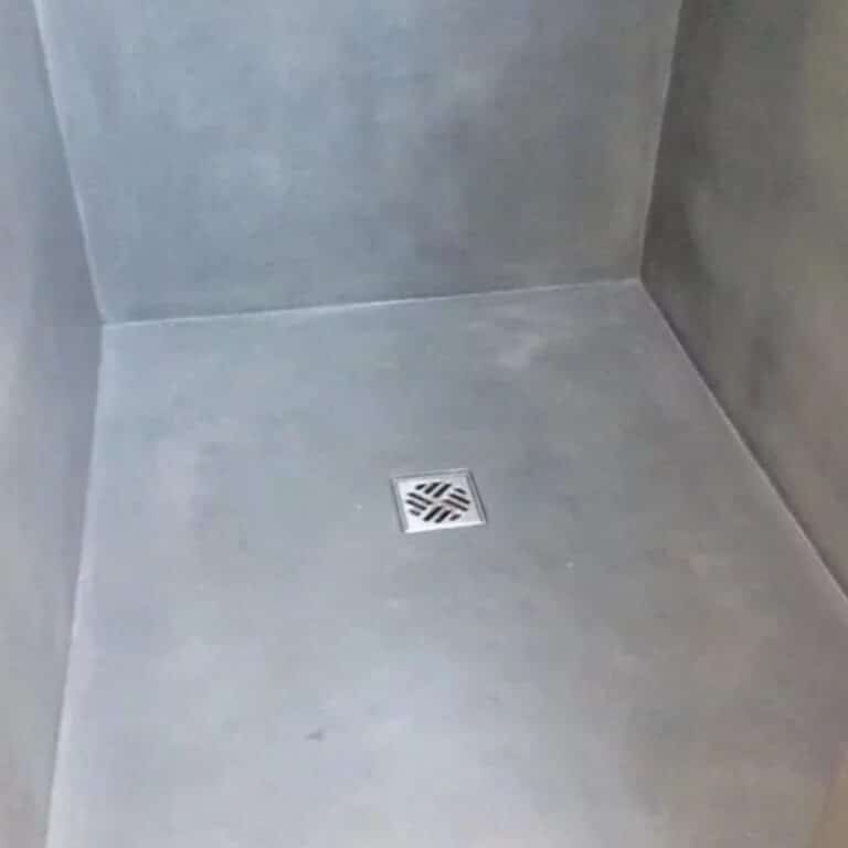 Receveur de douche en béton ciré anthracite 1