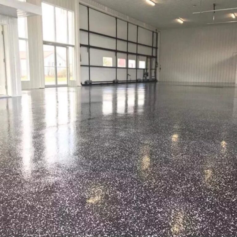 Sols en résine industrielle pour garages et halls à Quimper 1
